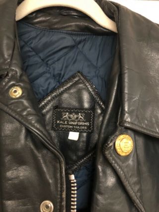 Vintage Chicago Police Leather Jacket 2