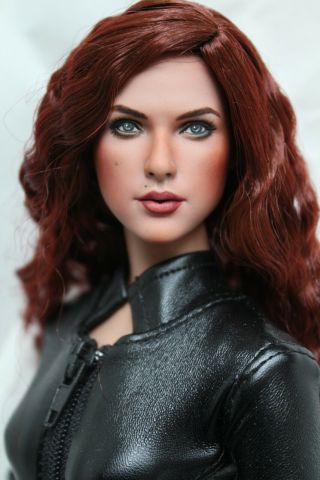Tonner 16” Ooak Marvel Black Widow Scarlett Johansson Repaint Doll By Sashableu