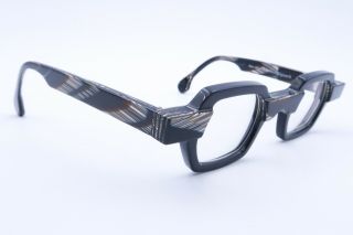Theo Belgium Athos 12 Rx Eyeglasses Frames Brown Horn Gray E601