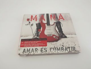Rare Mana Amar Es Combatir Cd & Dvd Deluxe Limited Edition