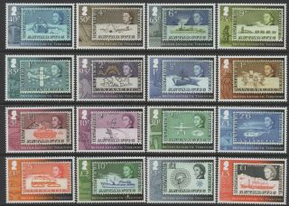 British Antarctic Territory 2013 Stamp Anniv Definitives Set Of 16 Unhinged