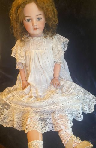 Antique Simon & Halbig 1249 German Bisque Doll Santa Antique Doll Antique Dress 2