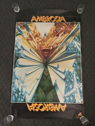 Vintage Ambrosia Promo Poster Rock