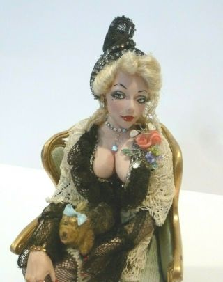 Marcia Backstrom Dollhouse Miniature Fabulous Sexy Lady Doll
