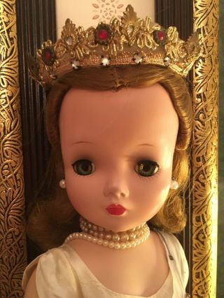 Vintage Madame Alexander Doll 20 " Cissy Queen 1950s
