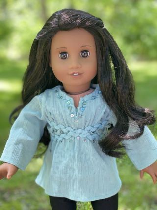 American Girl African American Custom? Sonali Look - A - Like Display Doll