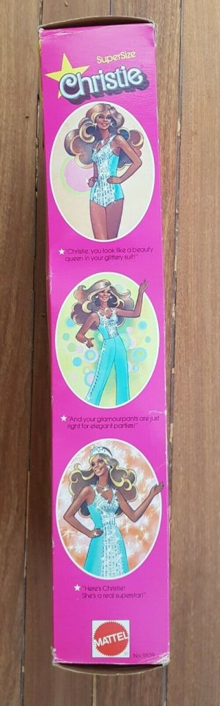Supersize Christie Doll 18” 1976 AA 2 Outfits Golden Girl Gown & w/Box 3