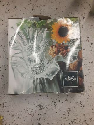 Mikasa Sunflower Divided Serving Relish Dish Nwt