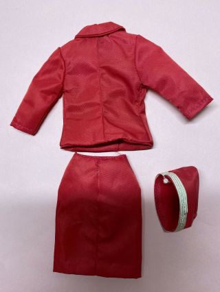 Vintage Barbie Clothes Japanese Exclusive 2639 Cranberry suit Outfit 2