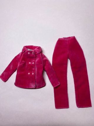 Vintage Barbie Clothes Japanese Exclusive Barbie Outfit 2615 Pink Velvet