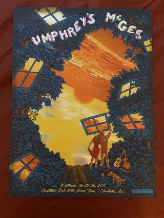 Umphreys Mcgee Chucktown Ball 2015 James Flames Poster Print
