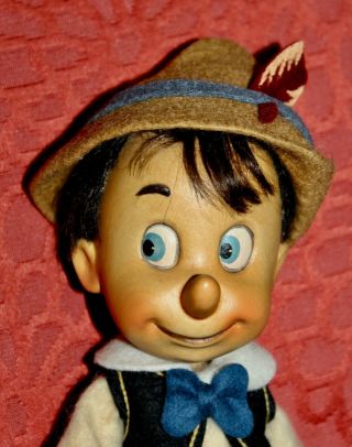 Rare Vintage R.  John Wright Wooden Doll Pinocchio Boxed Walt Disney 140/500