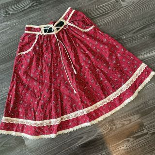 Vintage 1970s Gunne Sax Gunnies Skirt