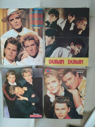 Duran Duran Vintage Posters Greek Press Synth Pop Neo Romantic