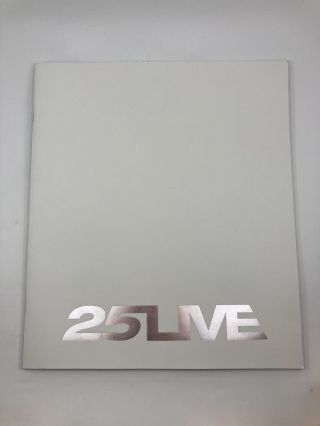 George Michael " 25 Live " Official 2006 Tour Concert Program Book White Cover
