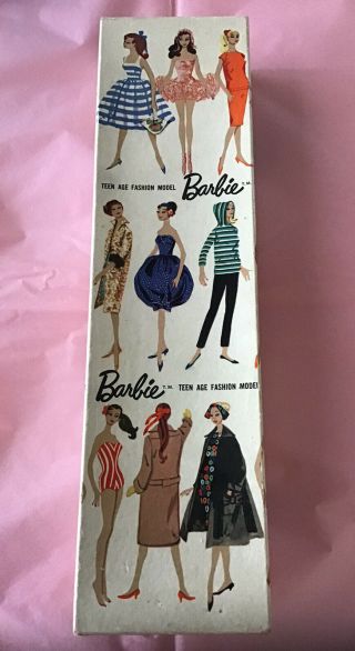 Rare Vintage “tm” 850 Box For 1,  2 Or 3 Brunette Ponytail Barbie Doll