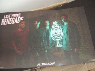 All Time Low Promo Poster 2017 Last Young Renegade Metal Band