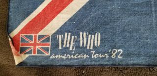 The Who 1982 American Tour Concert Bandana 2