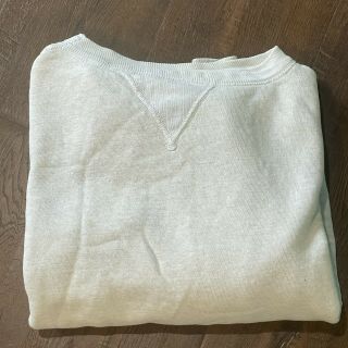 Vintage 50s 60s Light Gray Single V Stitch Sweatshirt Shirt
