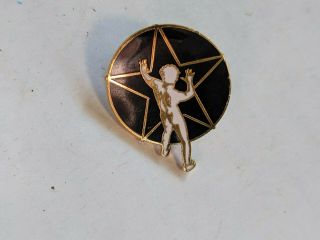 Vintage 1980s Rush Metal Pin - Pinback Cloisonne - 2112 Starman,  Die Cut -