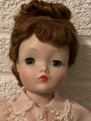 Rare,  Htf 1958 Madame Alexander Shell Pink Sheer Nylon Cissy Doll