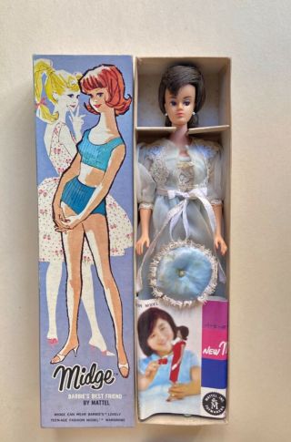 Vintage Barbie Japanese Exclusive Dressed Box Midge Sleeping Pretty