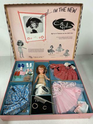 Vintage 1957 R&b Arranbee Coty Girl Doll Gift Box Set