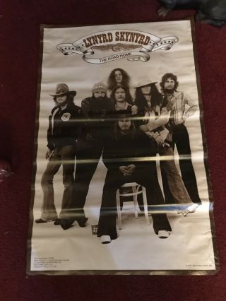 Lynyrd Skynyrd Rock Band 22 " X 34 " The Road Home 1977 Vintage Poster