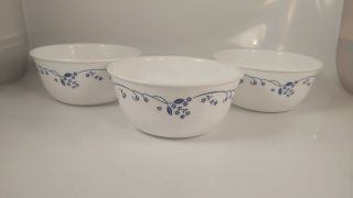 Set of 3 Corelle Corning Provincial Blue Soup/Cereal Bowl 2
