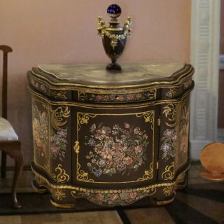 Janet Reyburn - Miniature Hand Painted Italian Cabinet 1:12 Scale - Igma Fellow