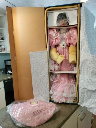 Rare Vintage 1998 Tori Rustie 42 " Large Porcelain Doll Vanessa Ltd Ed W Orig Box