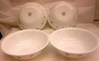 Pre - Owned 4 Corning Corelle Provincial Blue 6.  25 " Cereal Bowls