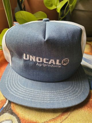 Vintage Unocal 76 Hat.  Agriproducts.  K Products.