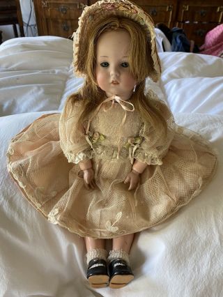Antique Bisque Chatacter Doll By Armand Marseille/ George Borgfeldt.  Mold 251