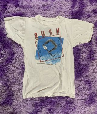 Rush Grace Under Pressure Medium Vintage 1984 T - Shirt Screen Stars