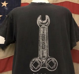 Vintage 90’s Tool Wrench 1996 Rock Concert Tour T Shirt Sz Xl Rare