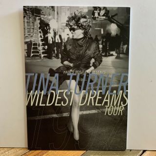 Tina Turner Wildest Dreams World 1997 Tour Concert Book Program Music Euc