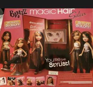 Ultra Rare Bratz Magic Hair Salon W RAYA Doll Playset 2
