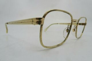 Vintage 60s Gold Filled Morel Eyeglasses Frames Mod Midas Size 50 - 22 France