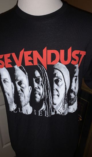 Sevendust Shirt Medium All I See Is War Slipknot Five Finger Death Punch Tool