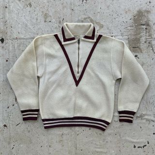 Vintage 1950s Champion Fleece Garnett Valley Pullover Mens Small