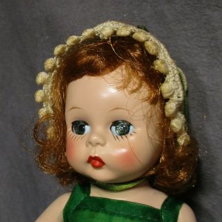 Vintage Madame Alexander Wendy Alexander - Kins - Red Hair in Green Outfit 6