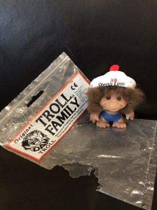 Vintage 1960’s Dam Baby Monkey Troll - All With Bag -