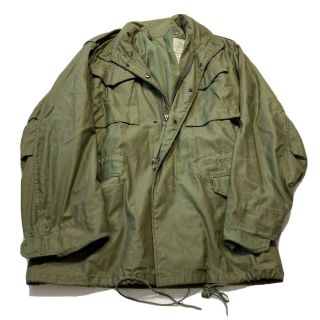 Vintage Us Army M - 65 M65 Field Jacket Og107 Size Small Long Scovill 80s