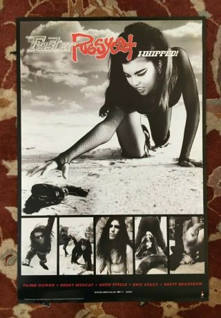 Faster Pussycat Whipped Rare Promotional Poster From 1992