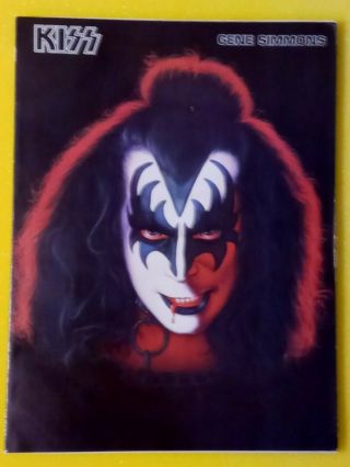 Kiss:gene Simmons Solo Album Songbook Complete With Color Photos,  1977