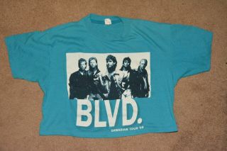Boulevard (canadian Band) Blvd 1988 Canadian Tour T - Shirt Single Stitch