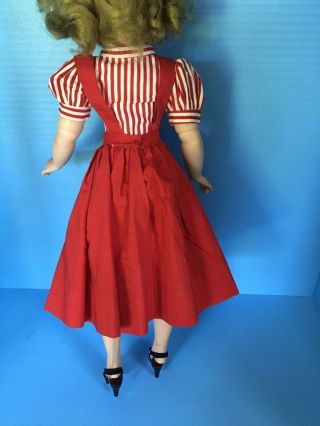 Madame Alexander CISSY doll in 1955 Red Jumper 3