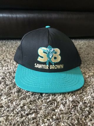 Vintage Deadstock Sawyer Brown Country Music Hat 90´s Nwot Nashville Cma Band