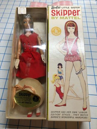 Vintage Barbie Skipper Doll With Box And More